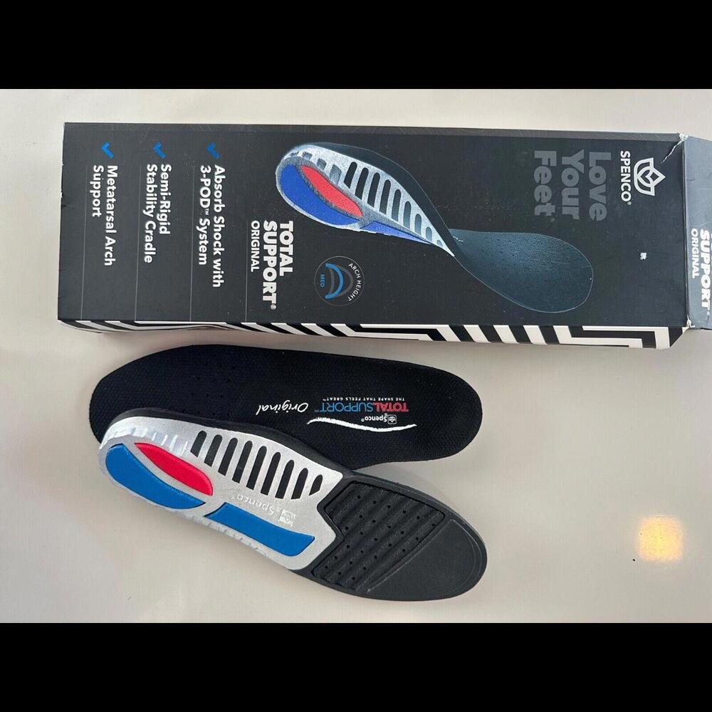 * SPENCO * TOTAL SUPPORT INSOLES ' ORIGINAL'  'SIZE 0' Womens 3-4